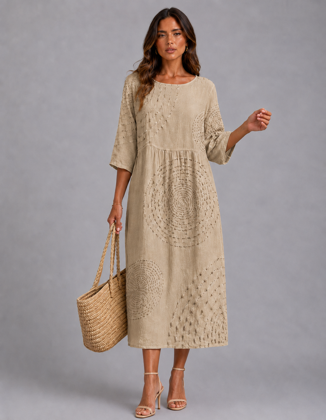 Danae | Vestido Bordado Casual
