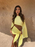 Beach | Conjunto De Top Y Pareo