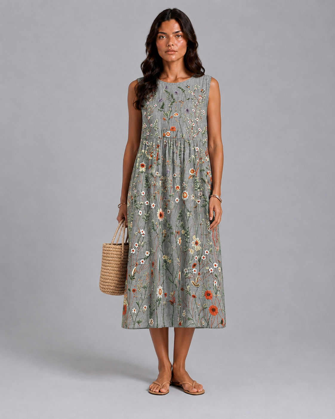 ALESSIA | Vestido Midi de Día