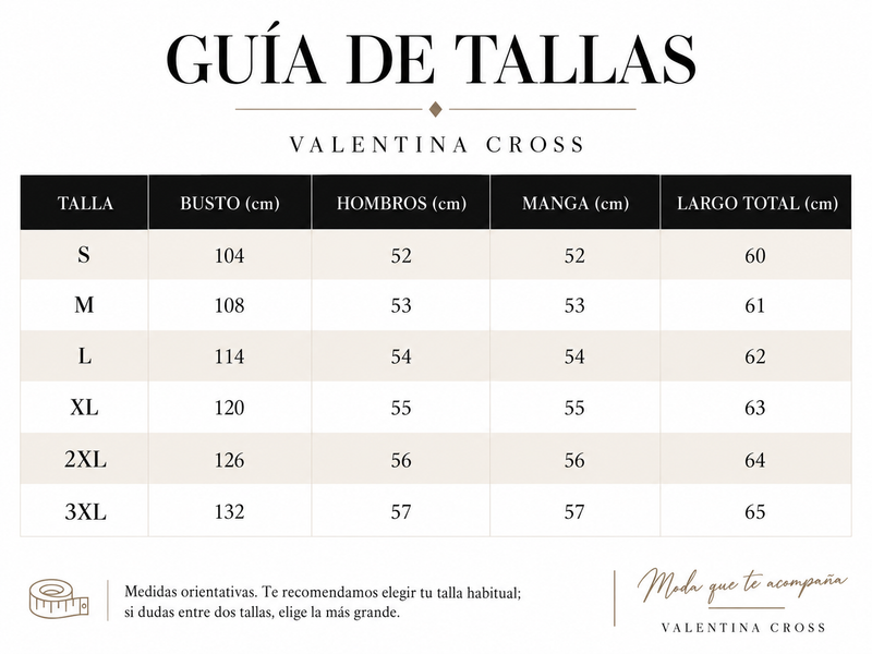 Tabla de tallas