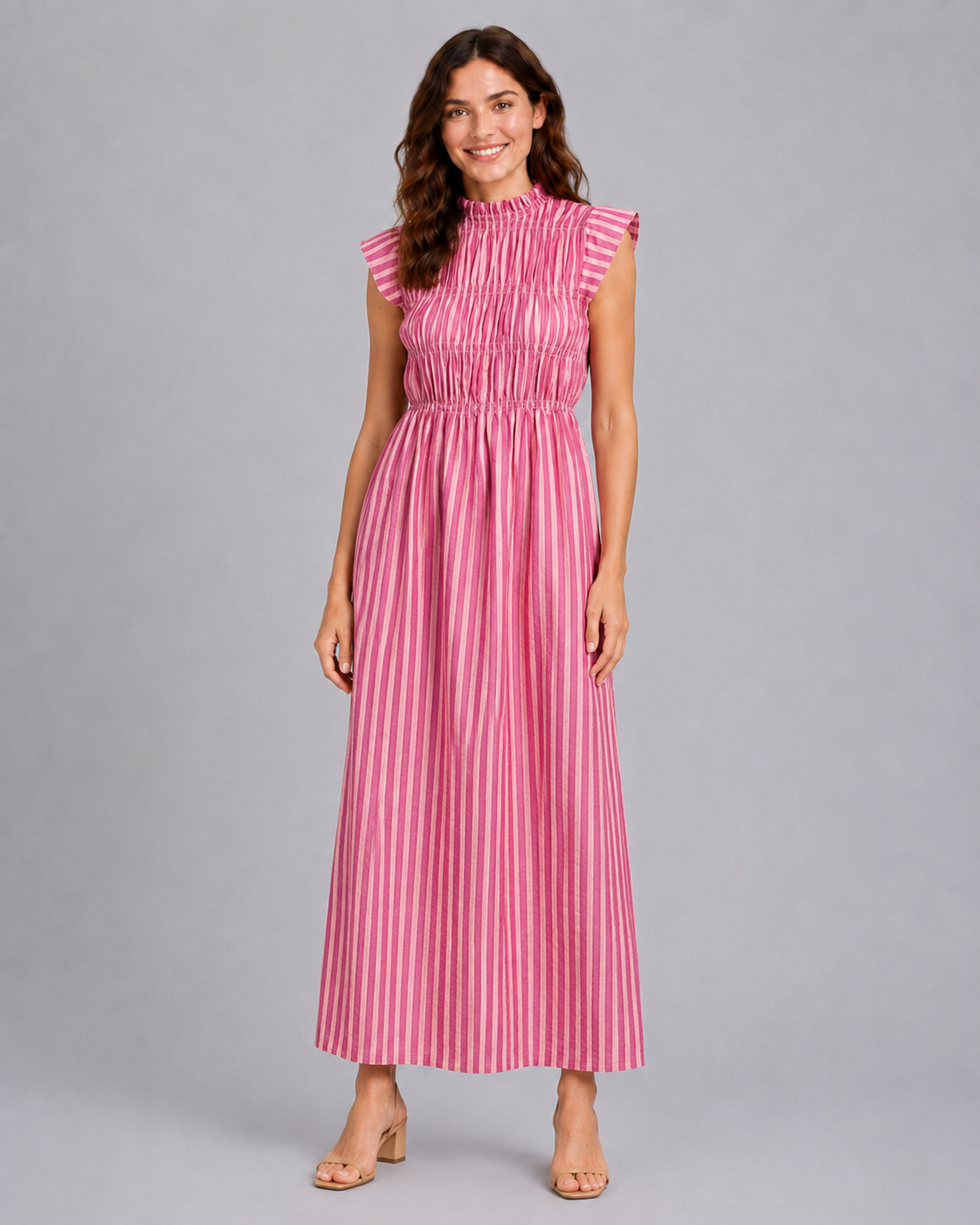 Vestido | Rayas Rosa
