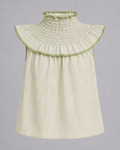 Jazmín | Camisa Rayas Verdes