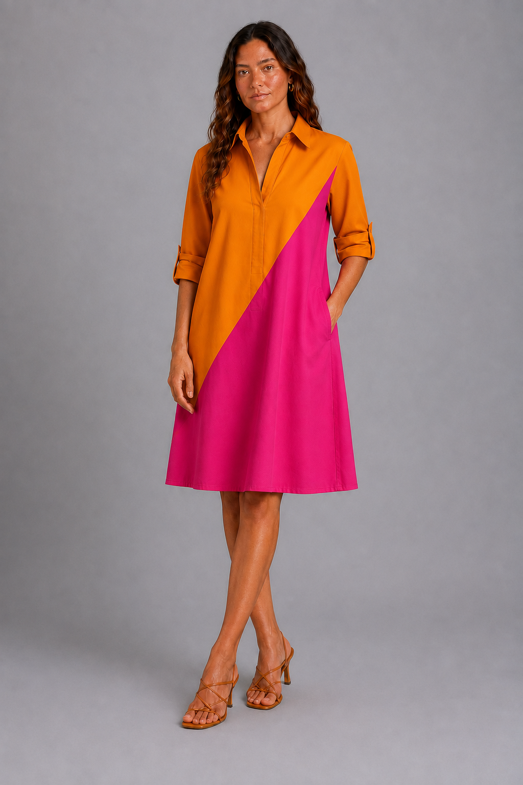 Olivelle | Vestido Midi Refinado y Elegante