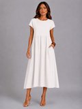 Gabrielle | Vestido Midi Fluido de Elegancia Atemporal
