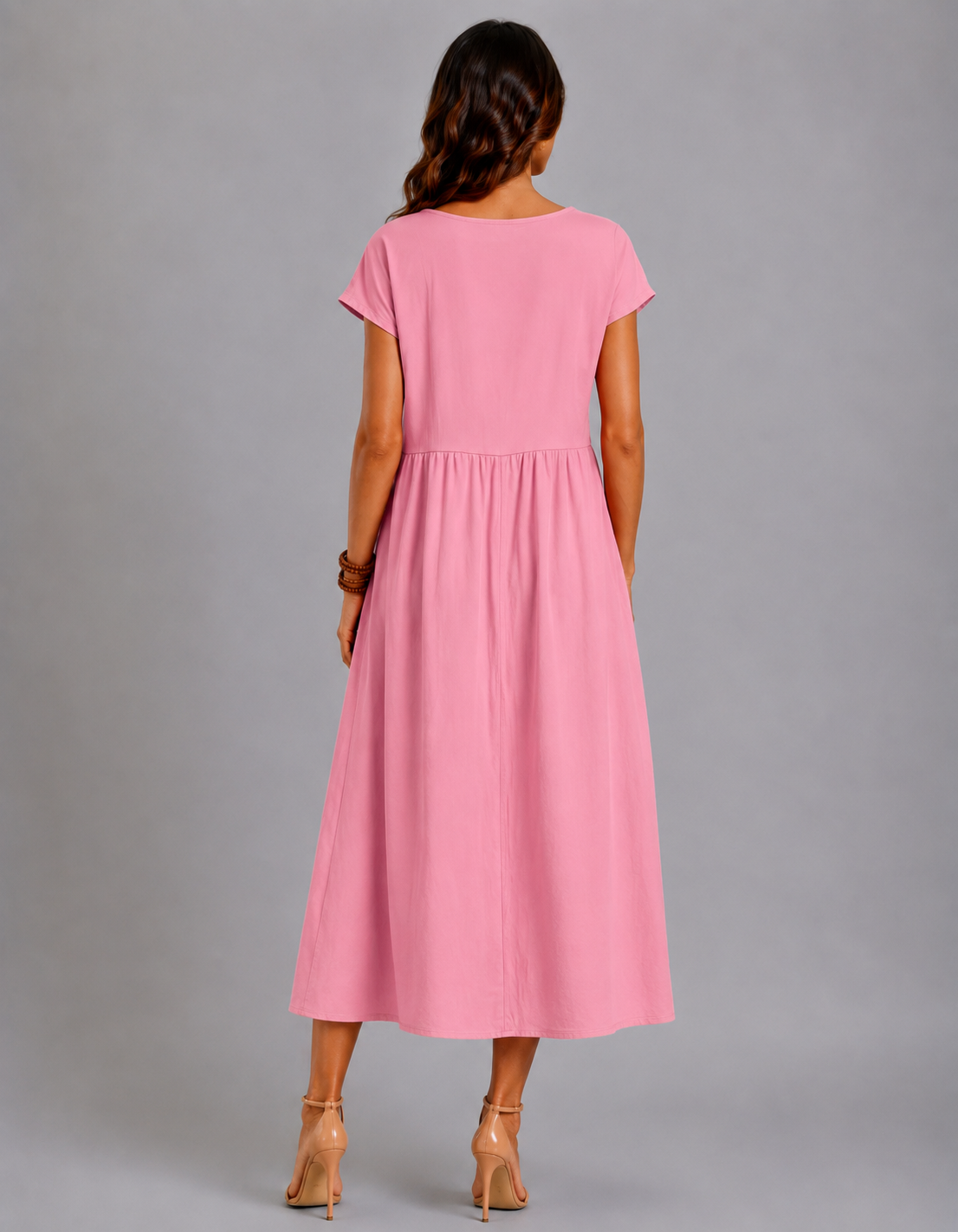 Gabrielle | Vestido Midi Fluido de Elegancia Atemporal