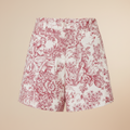 Bermuda | Toile de Jouy Granate