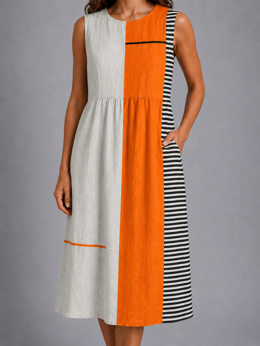 CLARA | Vestido Midi de Día
