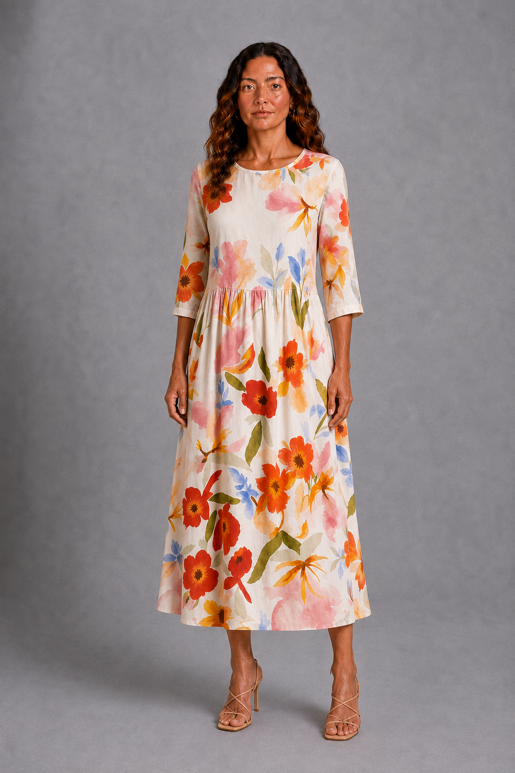 Antígona | Vestido Floral Casual