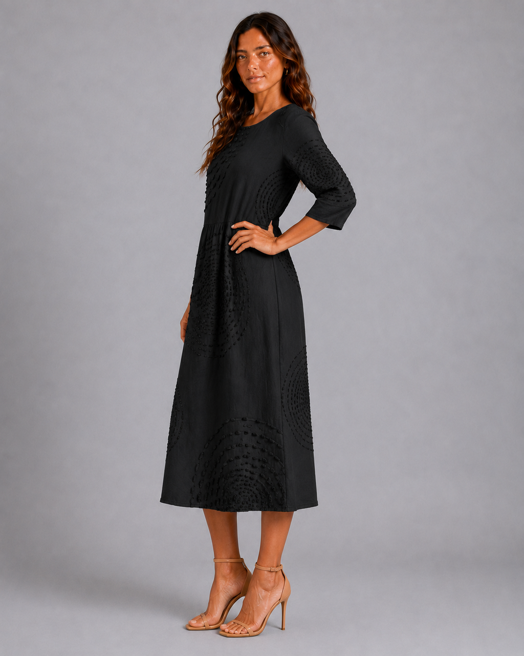 Amalia | Vestido Bordado Casual