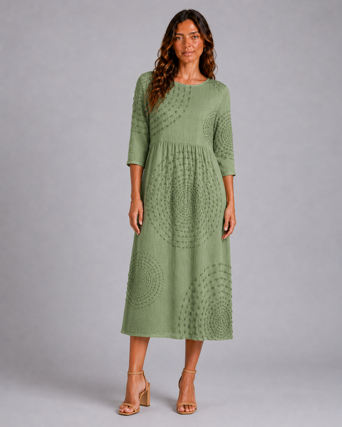 Amalia | Vestido Bordado Casual