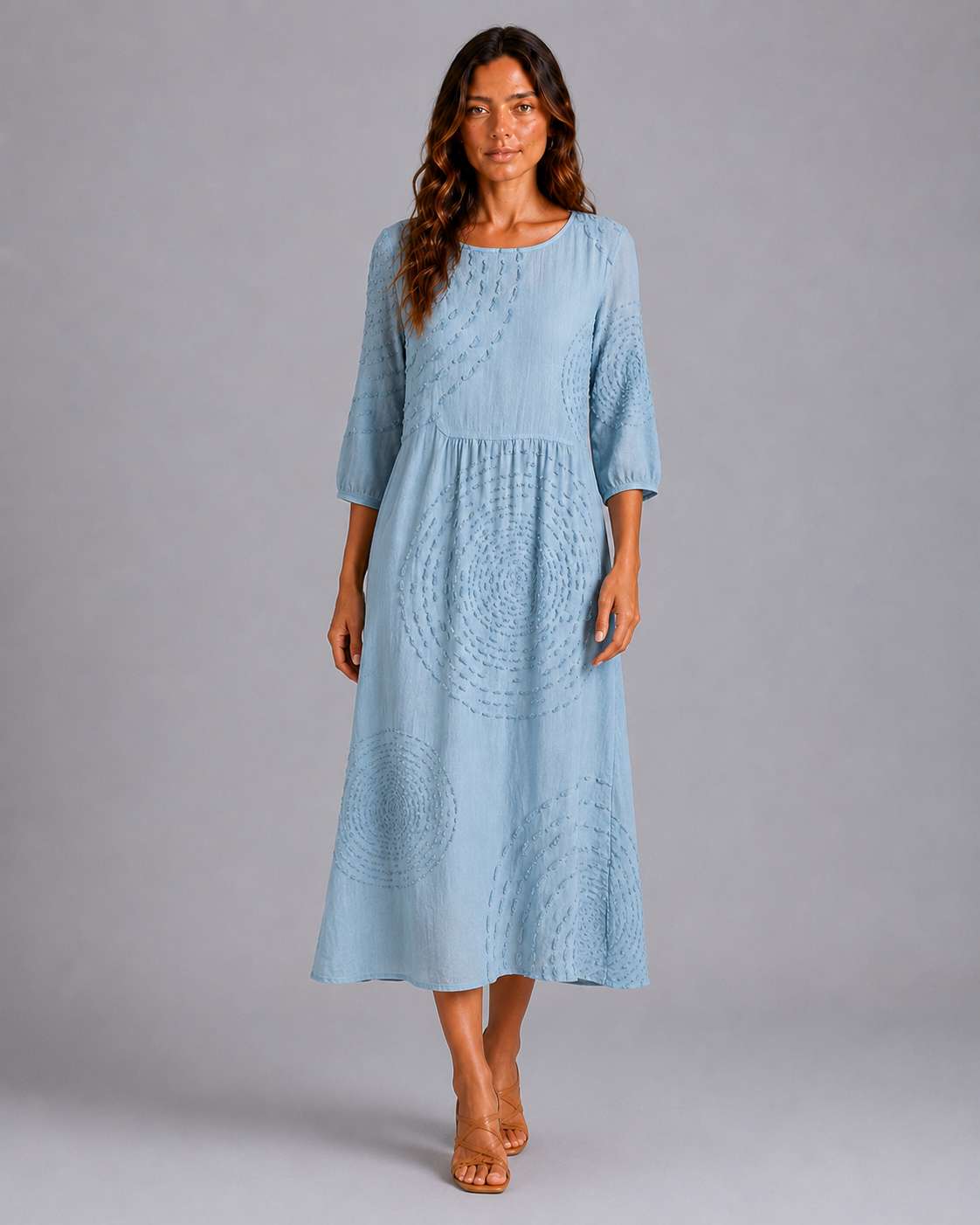 Amalia | Vestido Bordado Casual