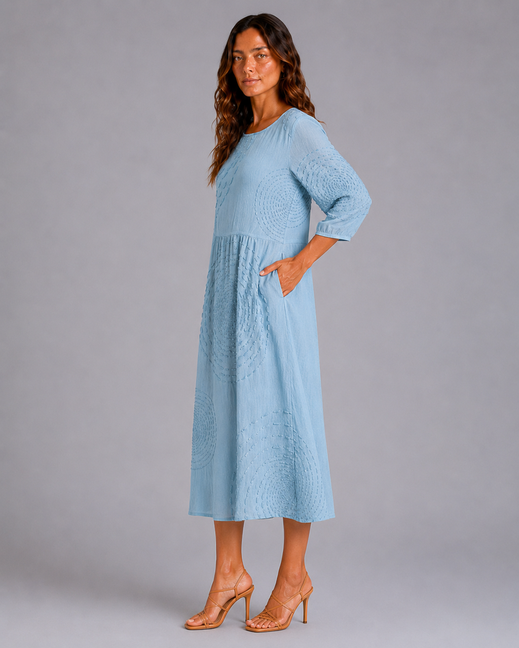 Amalia | Vestido Bordado Casual