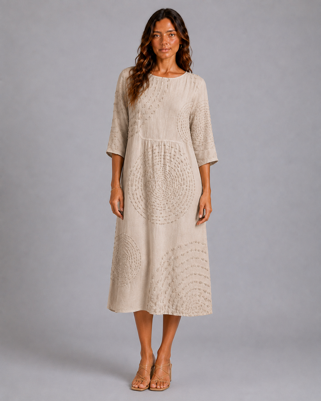 Amalia | Vestido Bordado Casual