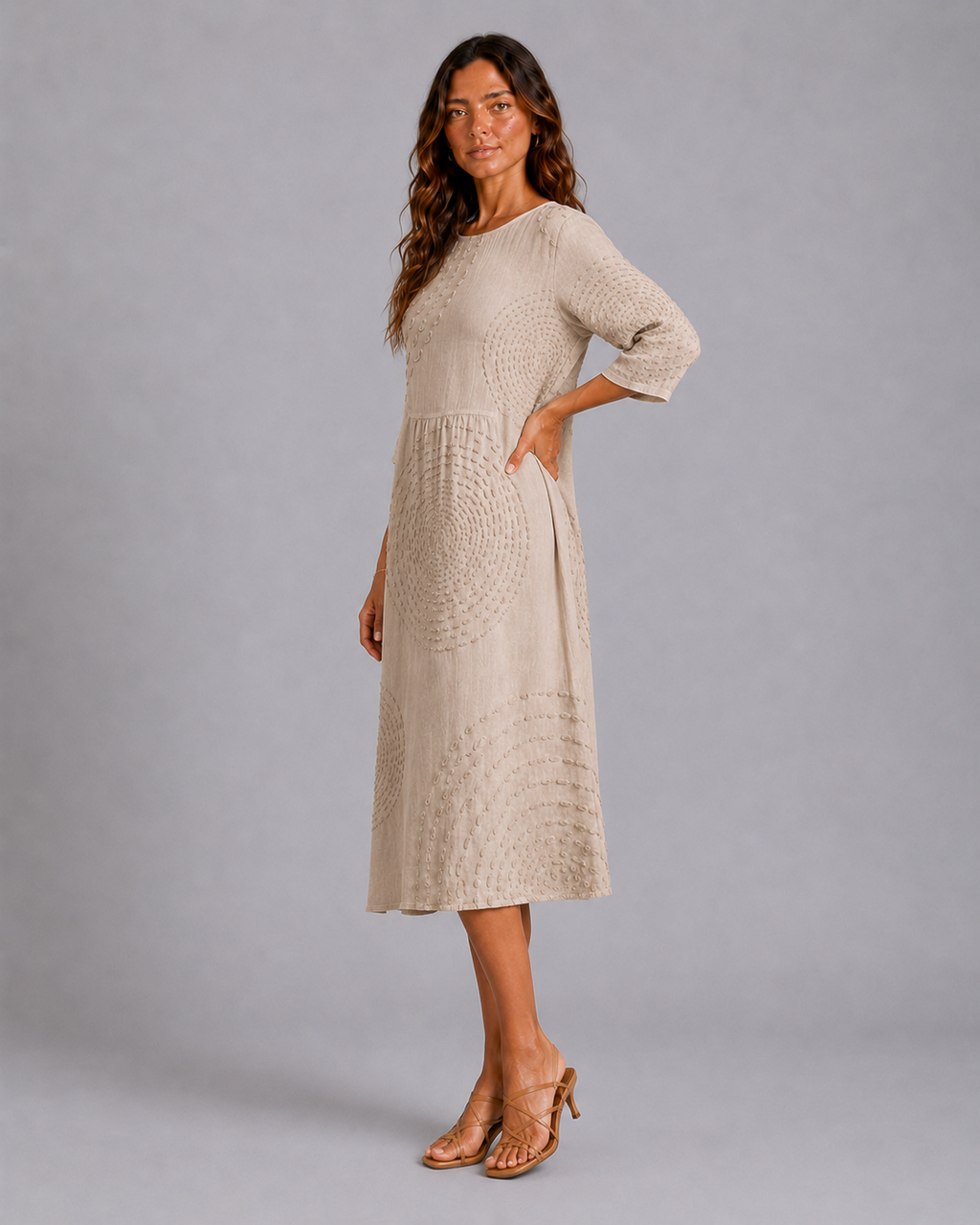 Amalia | Vestido Bordado Casual