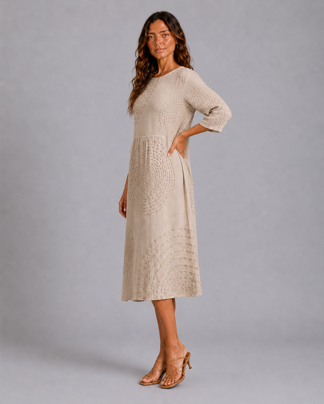Amalia | Vestido Bordado Casual