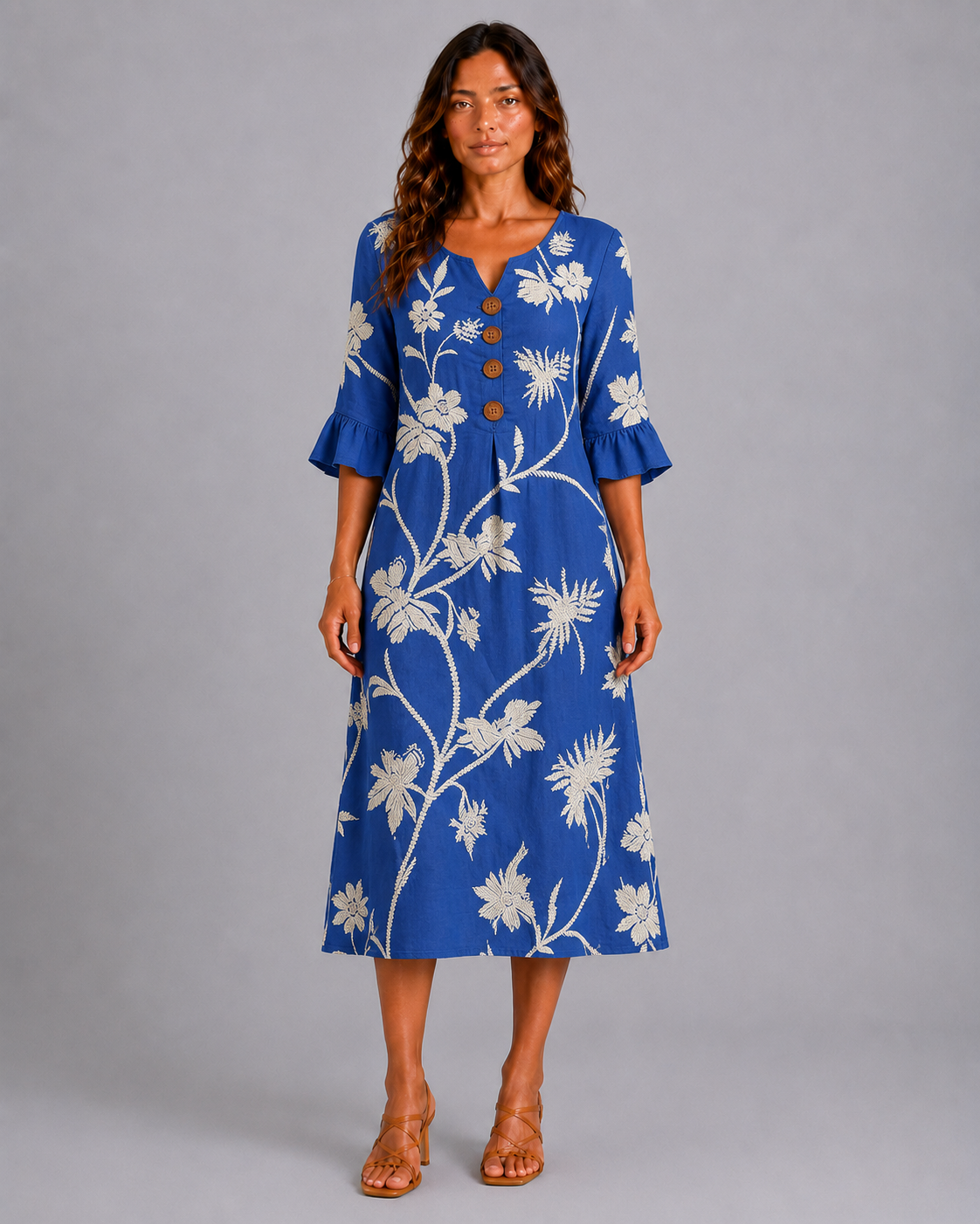 Eleftheria | Vestido Floral Casual