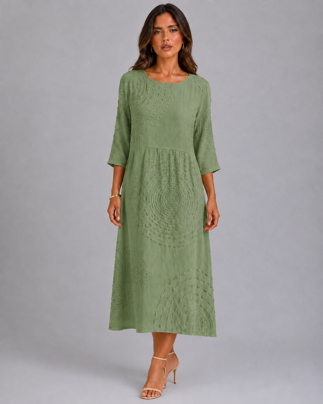 Irene | Vestido Bordado Casual