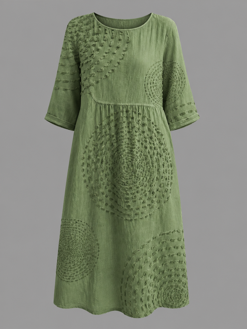 Irene | Vestido Bordado Casual
