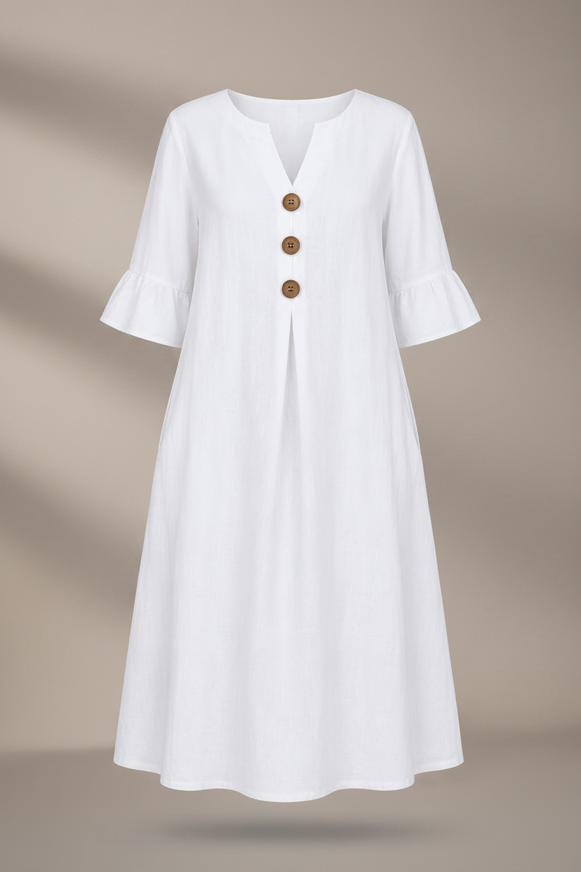 Lina | Vestido con Botones