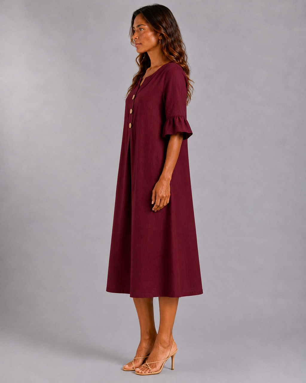 Lina | Vestido con Botones