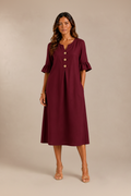 Lina | Vestido con Botones