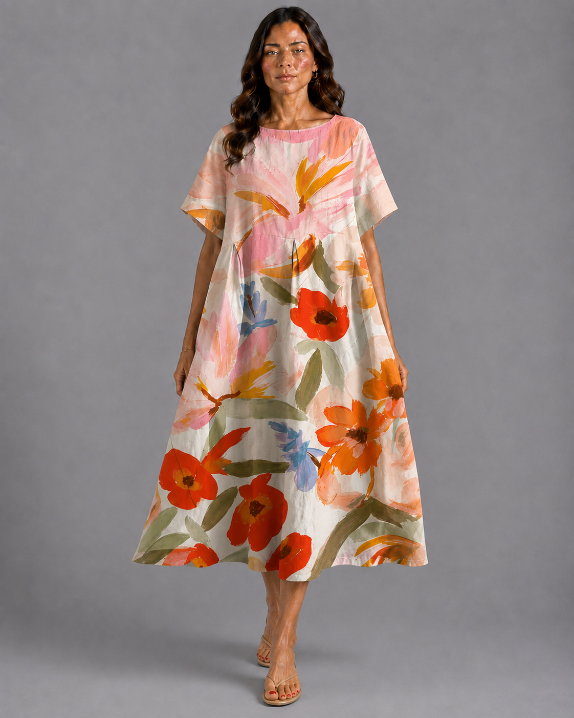 Rosanna | Vestido Floral de Verano.