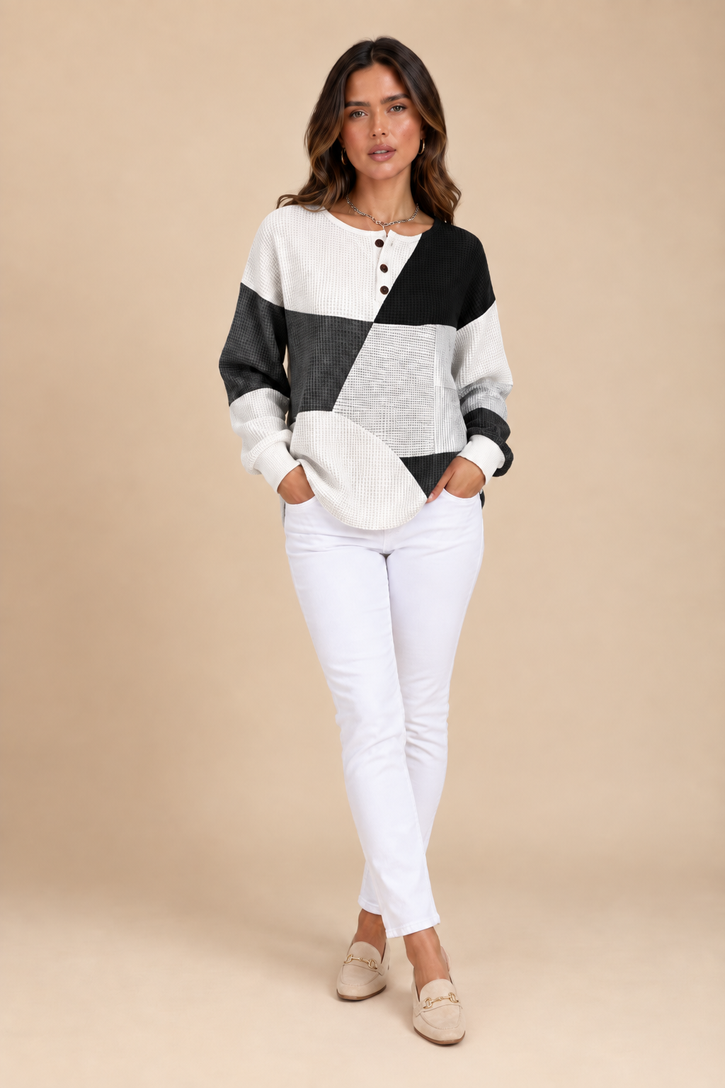 Clementina | Jersey Texturizado de Doble Capa
