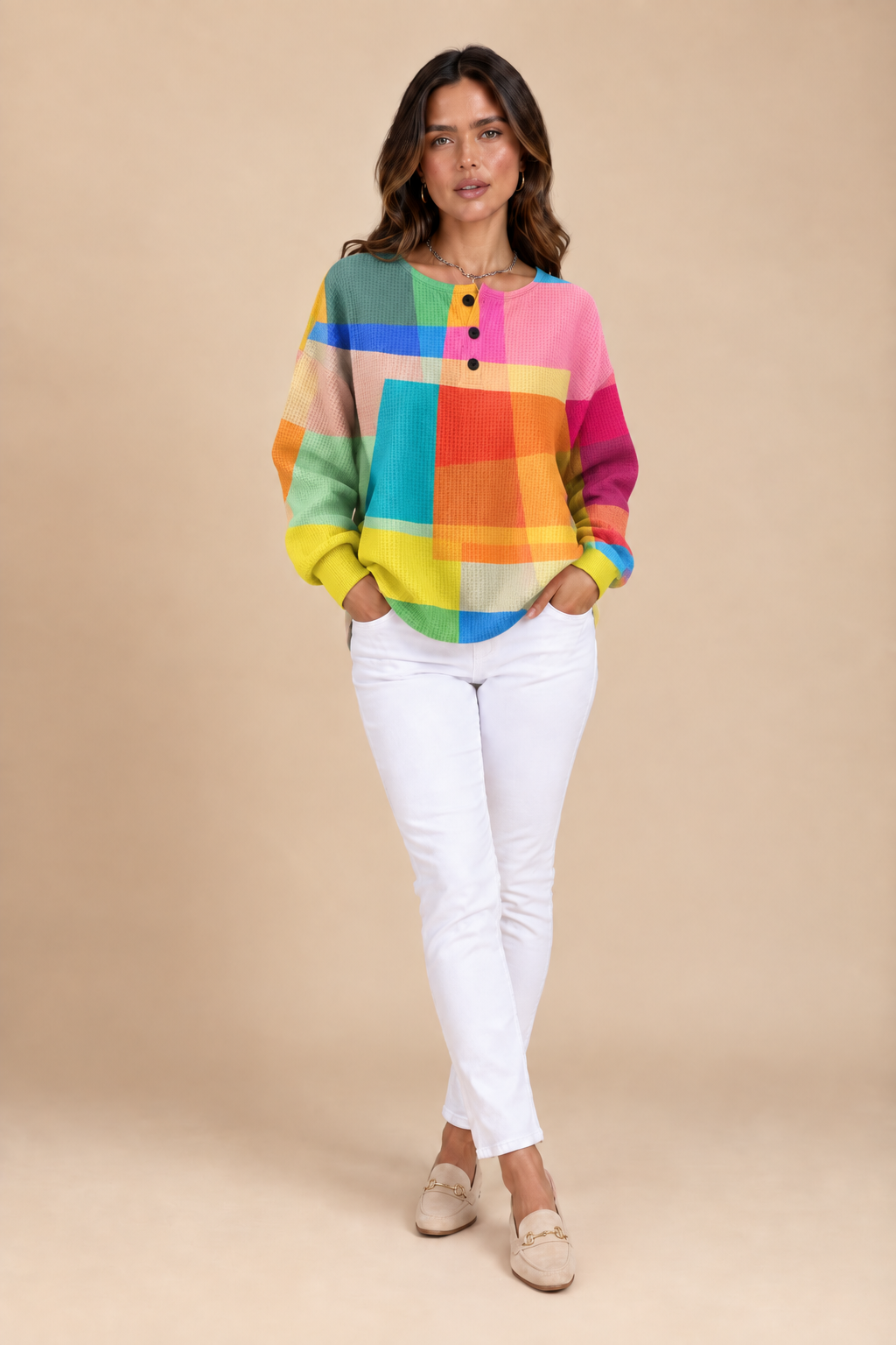 Clementina | Jersey Texturizado de Doble Capa