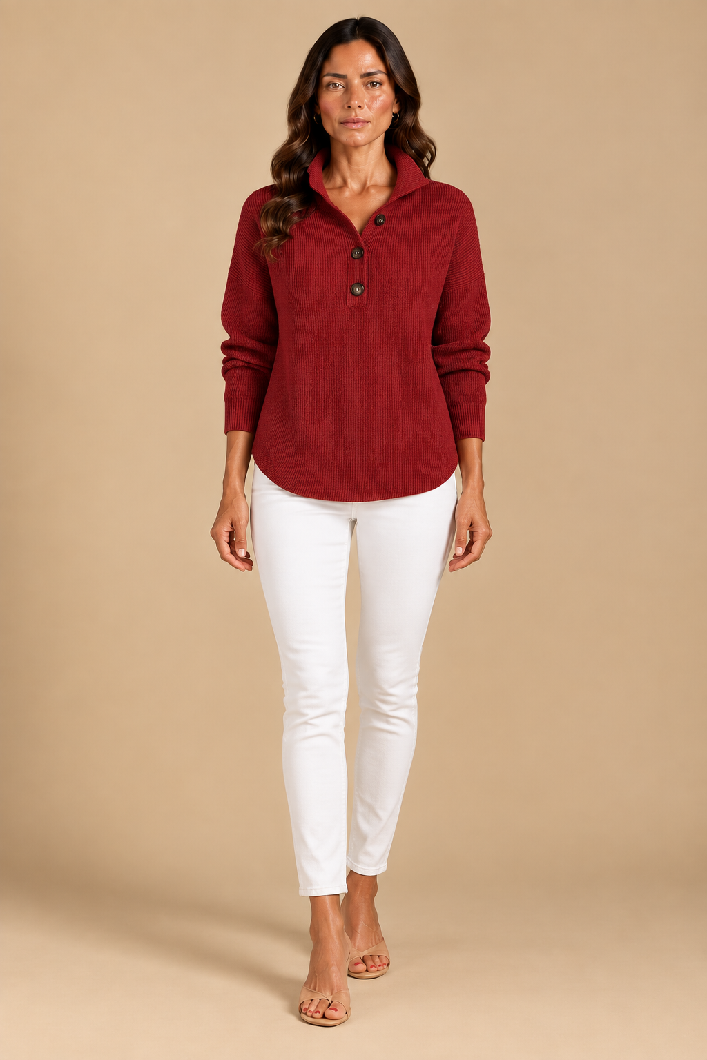 Domenica | Jersey Polo con Cuello en V