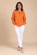 Vincenza | Sudadera Henley Texturizada