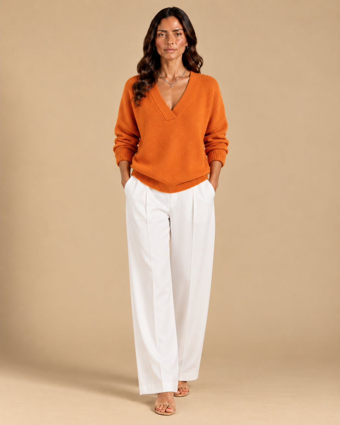 Modesta | Jersey Amplio con Cuello en V