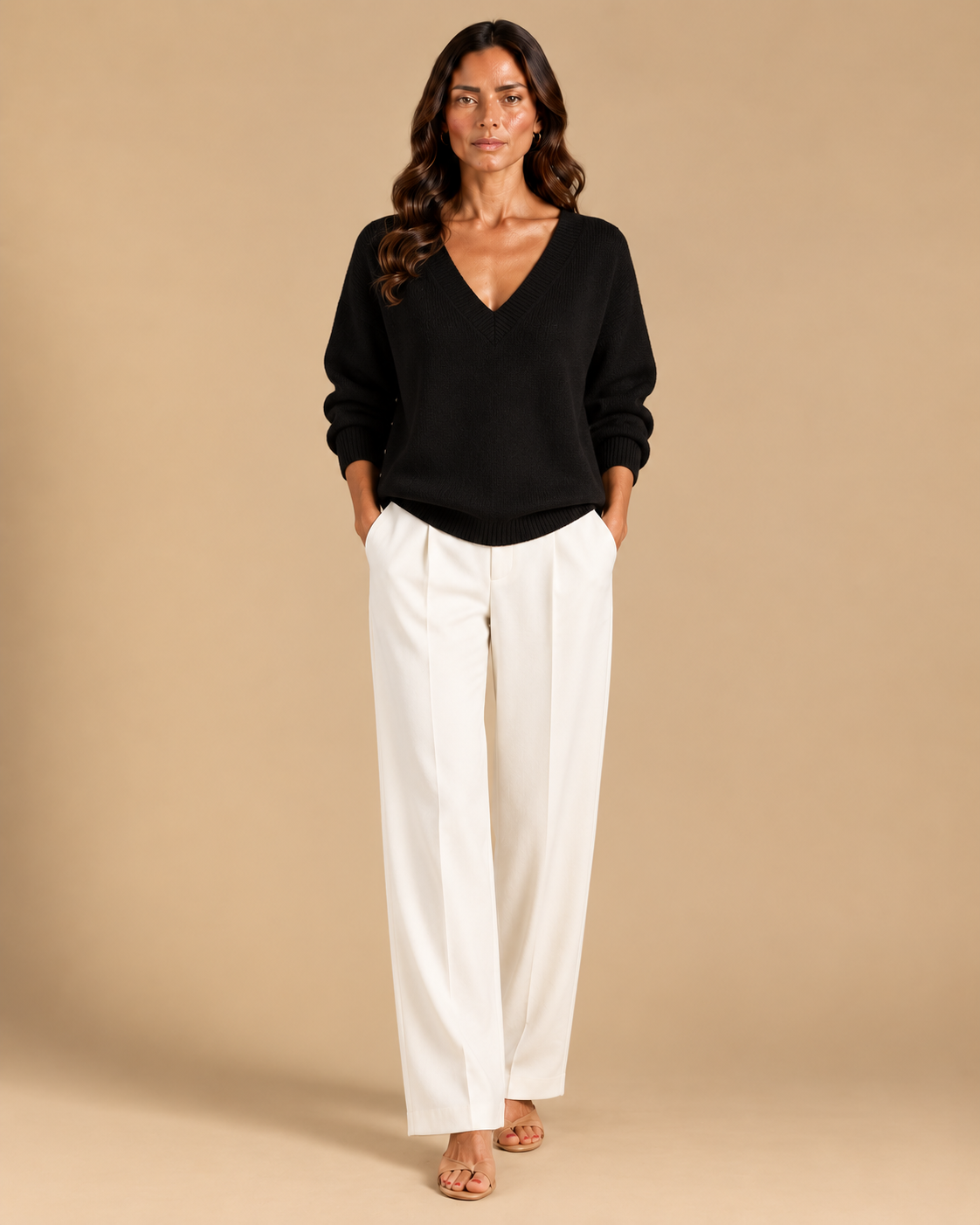 Modesta | Jersey Amplio con Cuello en V