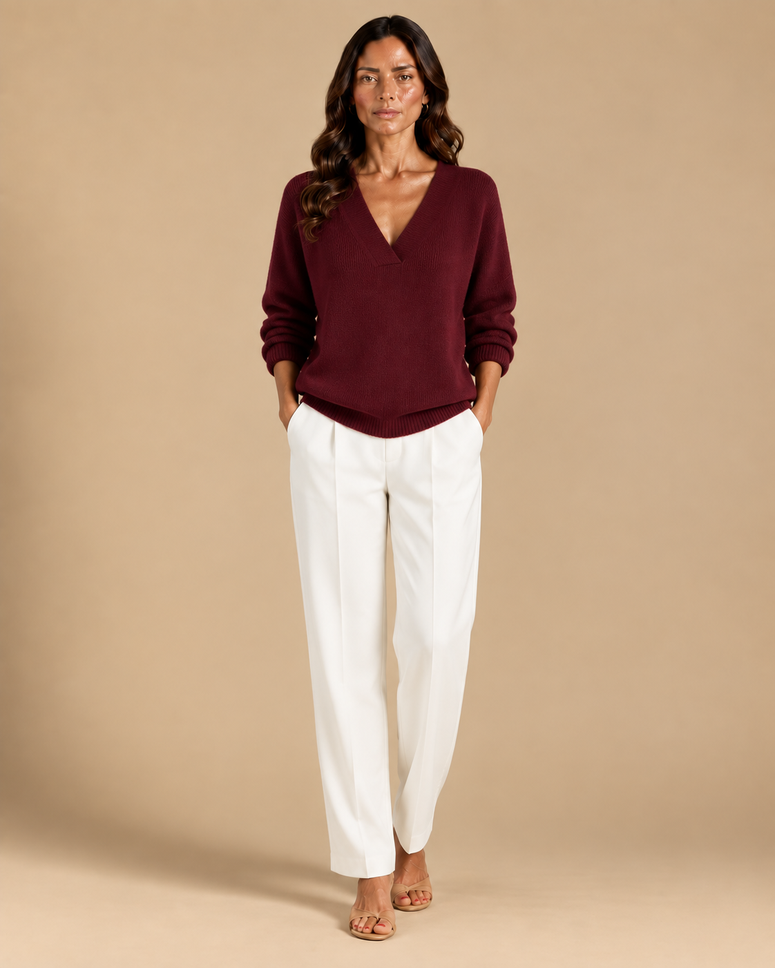 Modesta | Jersey Amplio con Cuello en V