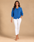 Marisa | Cardián de Punto con Cuello Tipo Camisa
