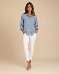 Loredana | Camisa de Rayas con Botones