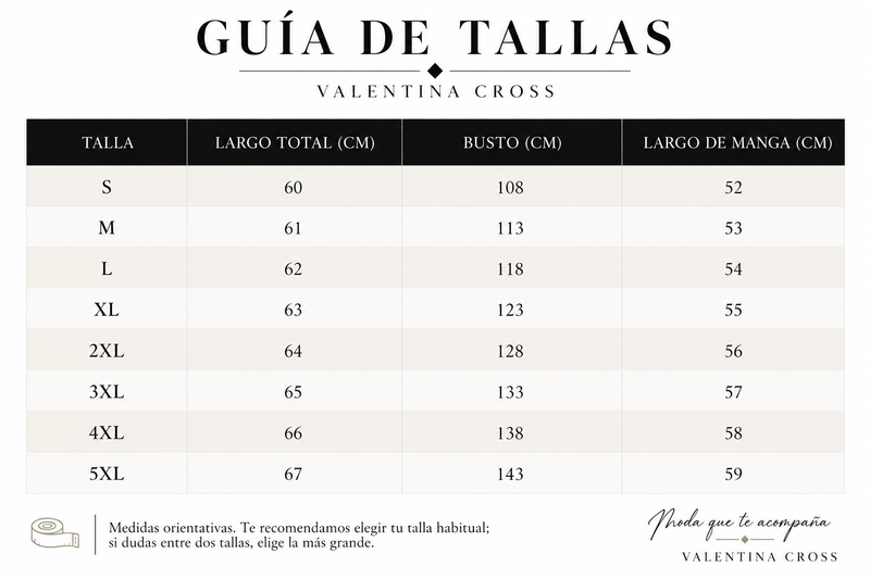 Tabla de tallas