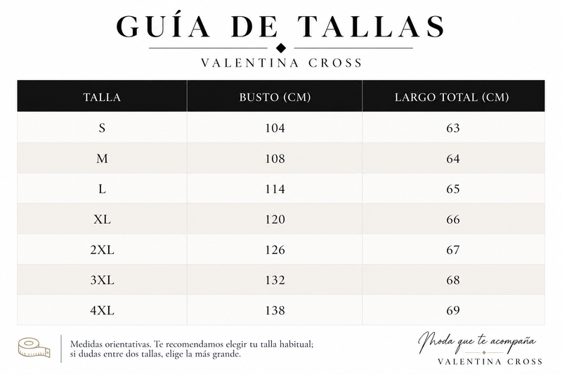 Tabla de tallas