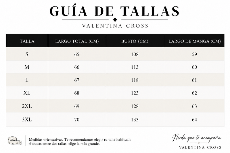 Tabla de tallas