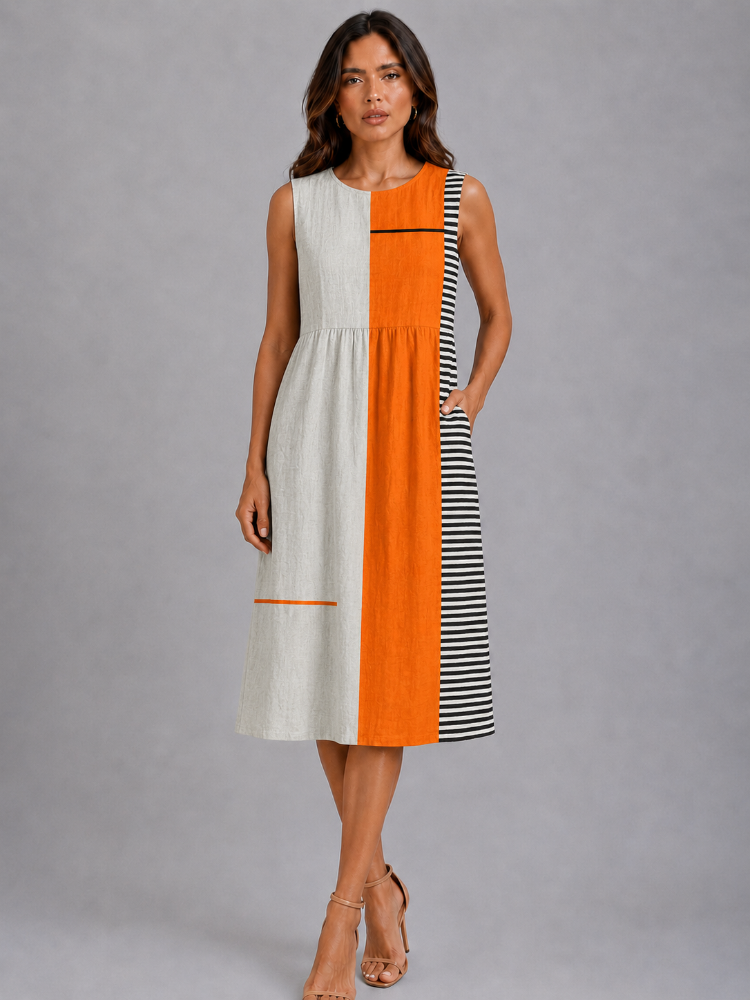 CLARA | Vestido Midi de Día