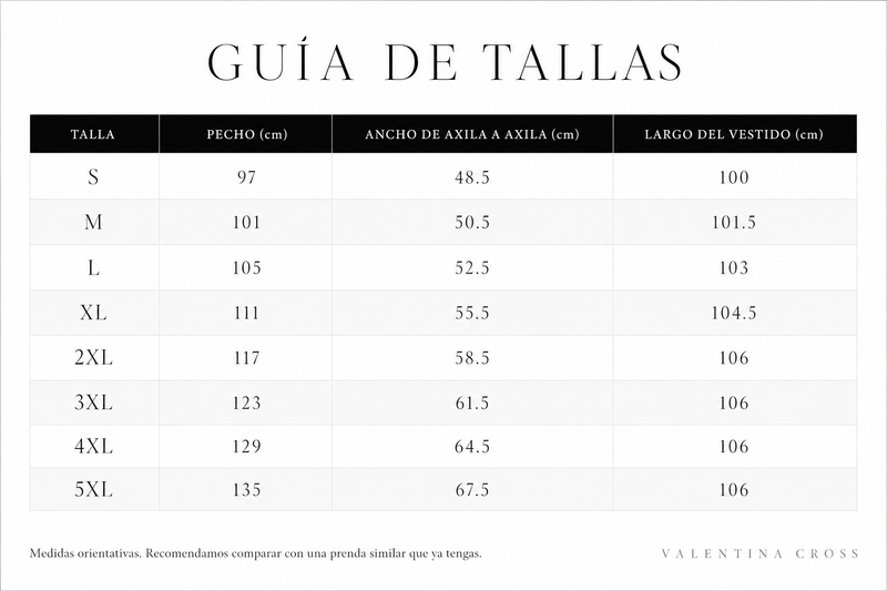 Tabla de tallas
