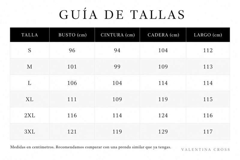 Tabla de tallas