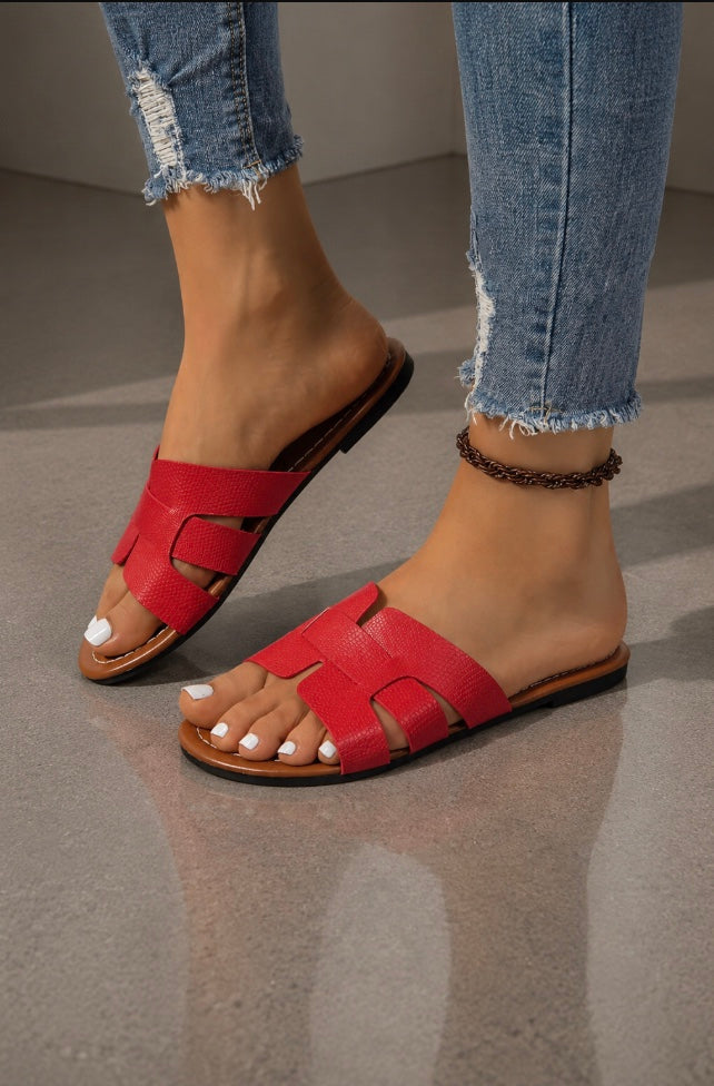 SANDALIAS PLANAS GEOMÉTRICO