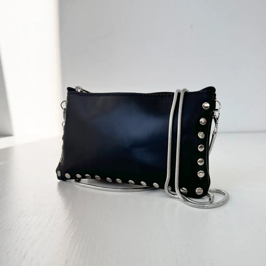 Bandolera PEPITA tachas niquel