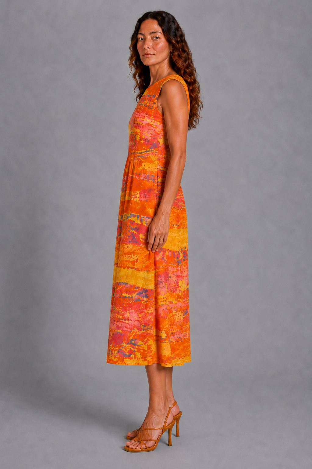 LAURA | Vestido Midi de Día