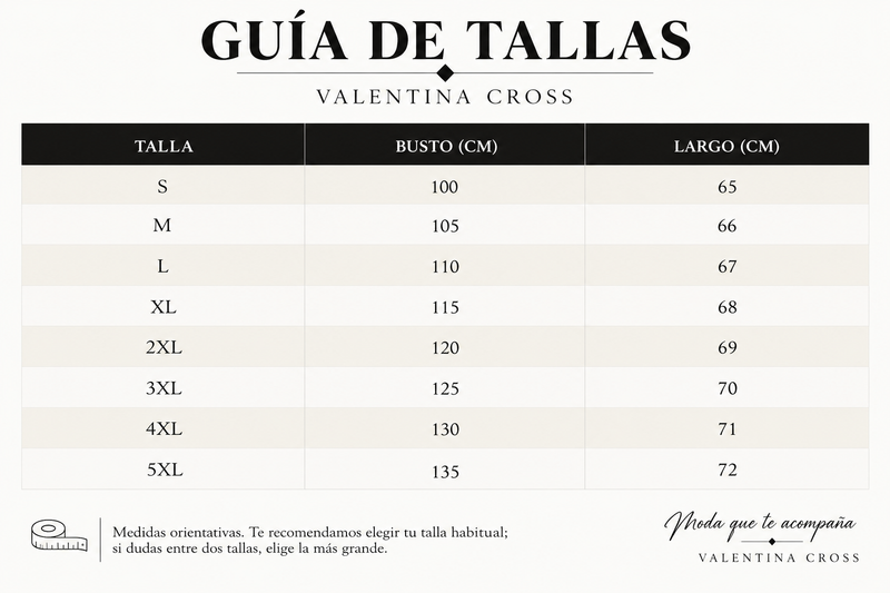 Tabla de tallas