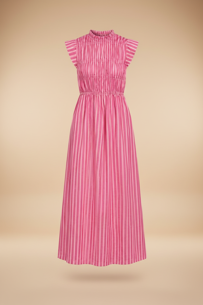 Vestido | Rayas Rosa