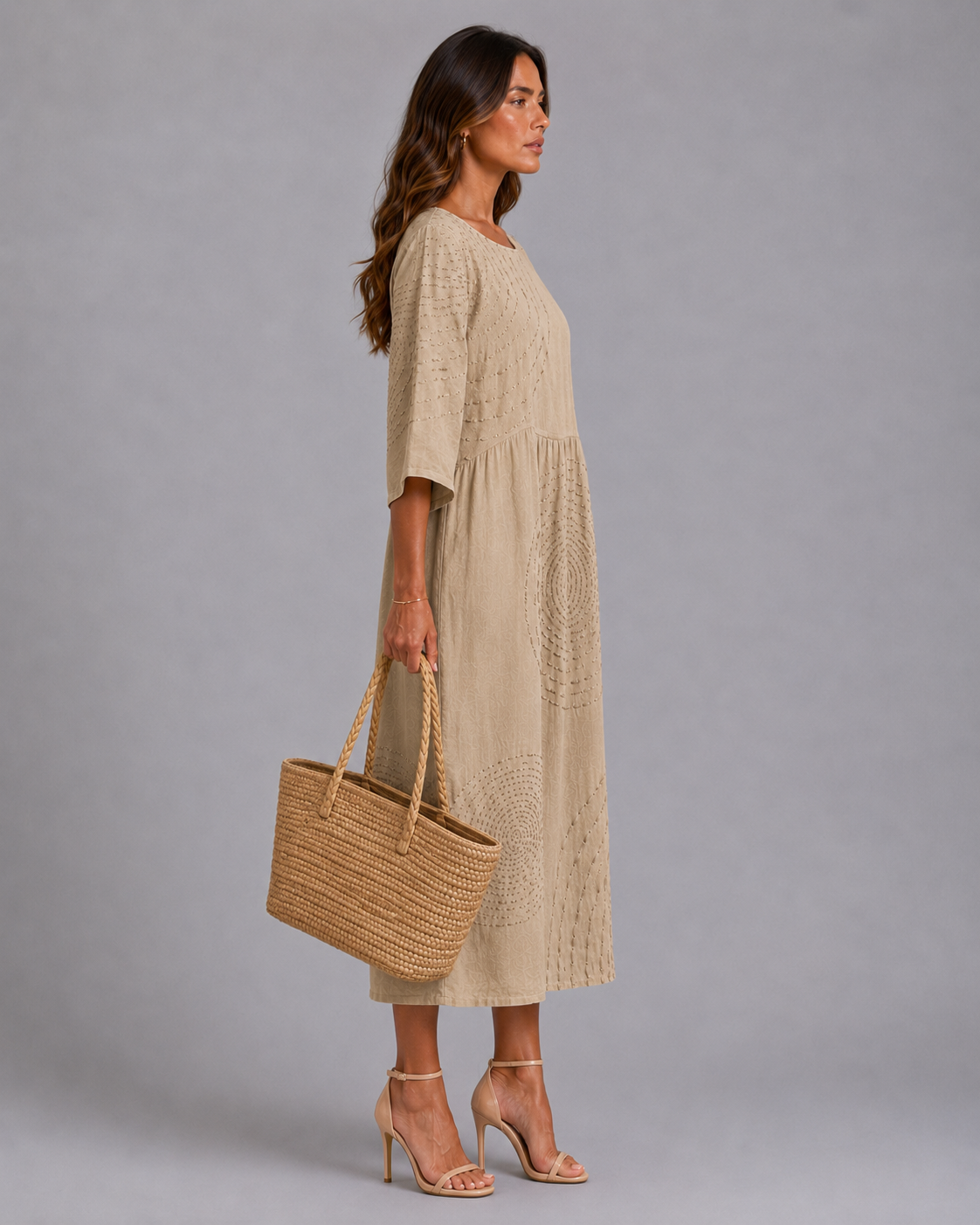 Danae | Vestido Bordado Casual