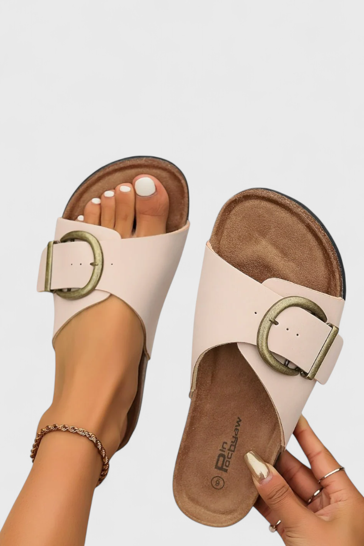 SANDALIAS ÉBANO ELEGANTES