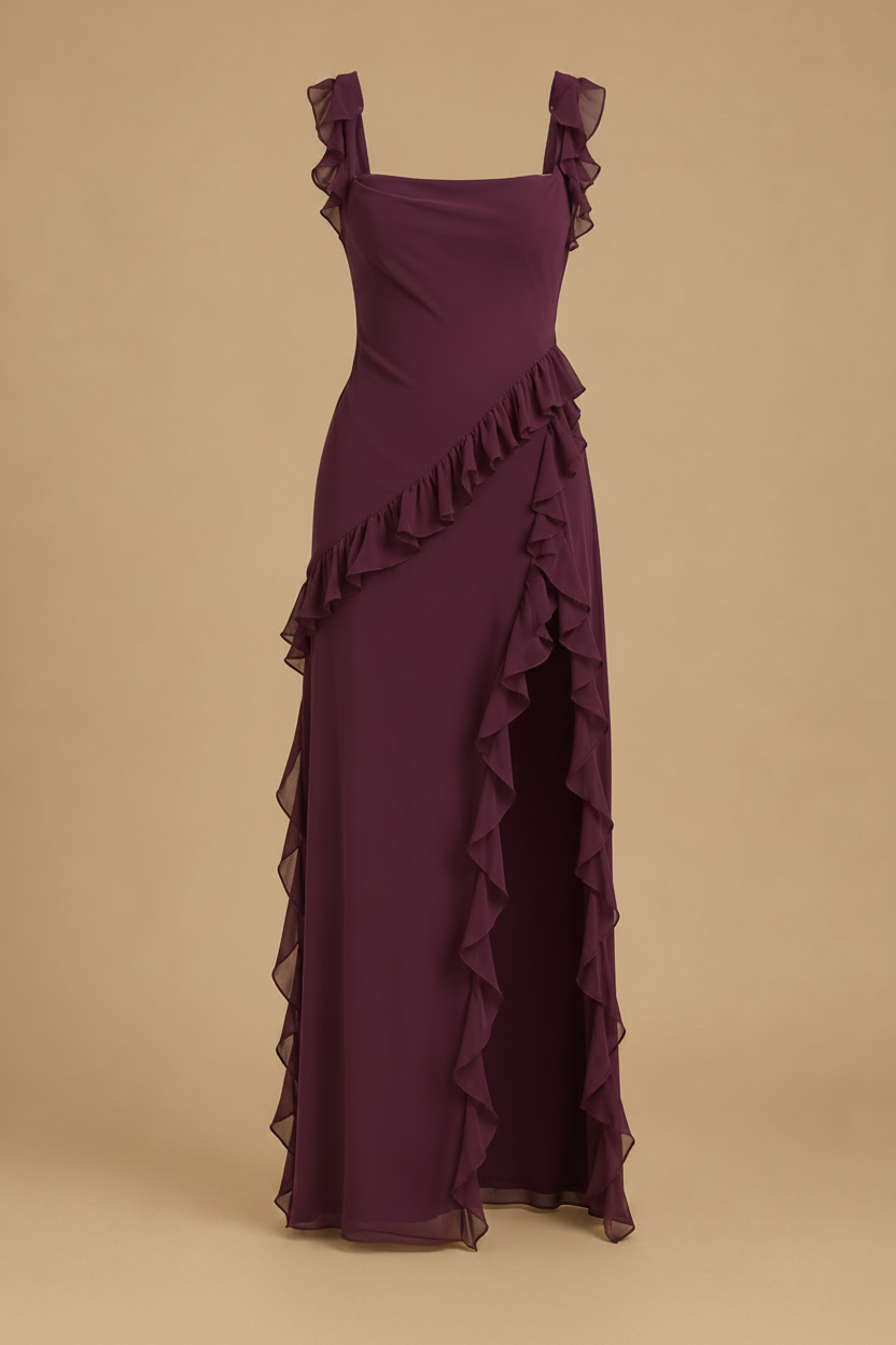 Amira | Vestido Ciruela