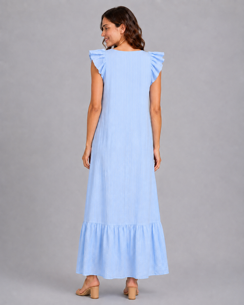 Ana | Vestido Largo Azul